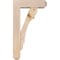Ekena Millwork Olympic Craftsman Smooth Bracket w/ Offset Brace, Douglas Fir, 5 1/2"W x 16"D x 28"H BKT0604X16X28OLY04SDF - alternate 3